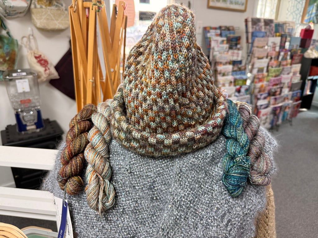Sk8er Hat knit in Malabrigo Torzal