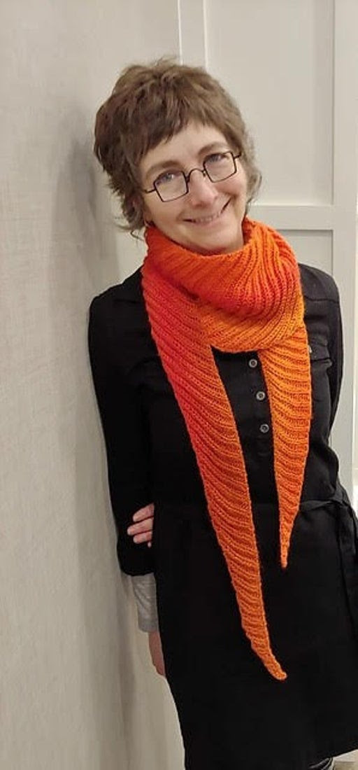 Brioche Scarf with Lisa