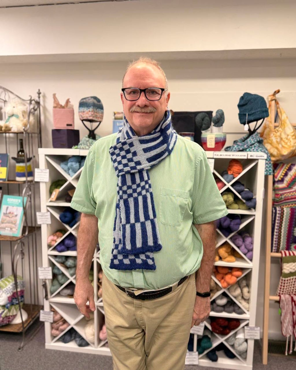 Private knitting instruction with David