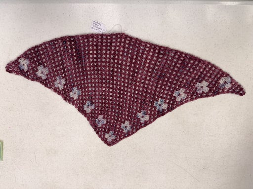 Pressed Flowers Kerchief with Merry